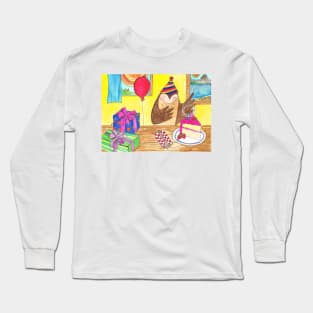 Birthday Owl Long Sleeve T-Shirt
